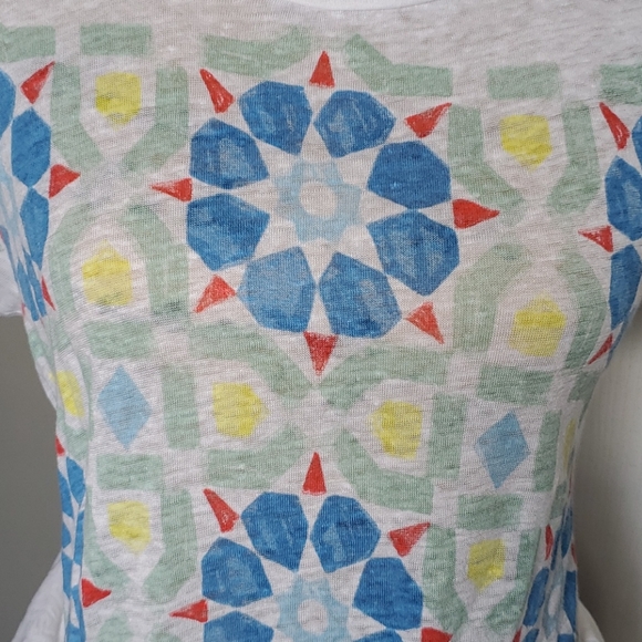 J Crew Linen Blend Tshirt - Picture 4 of 4